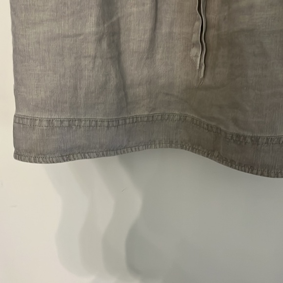 RACHEL ZOE Linen dress in soft powdery grey - Picture 5 of 11